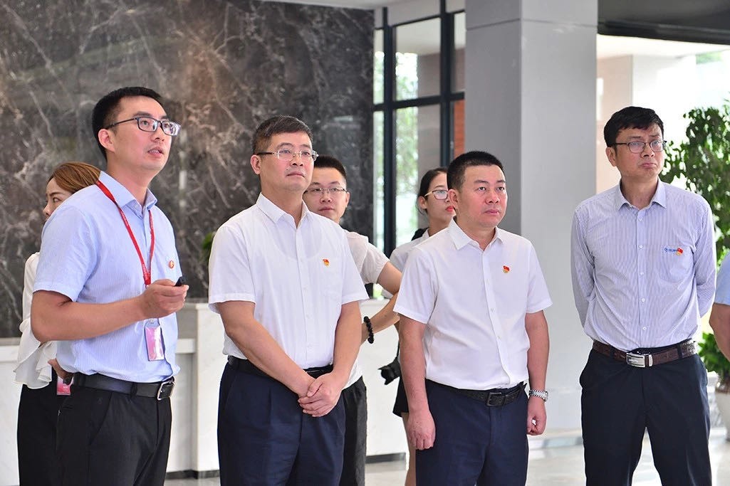 以党建引领taptap点点官网发展丨长沙市委组织部调研taptap点点官网新材料