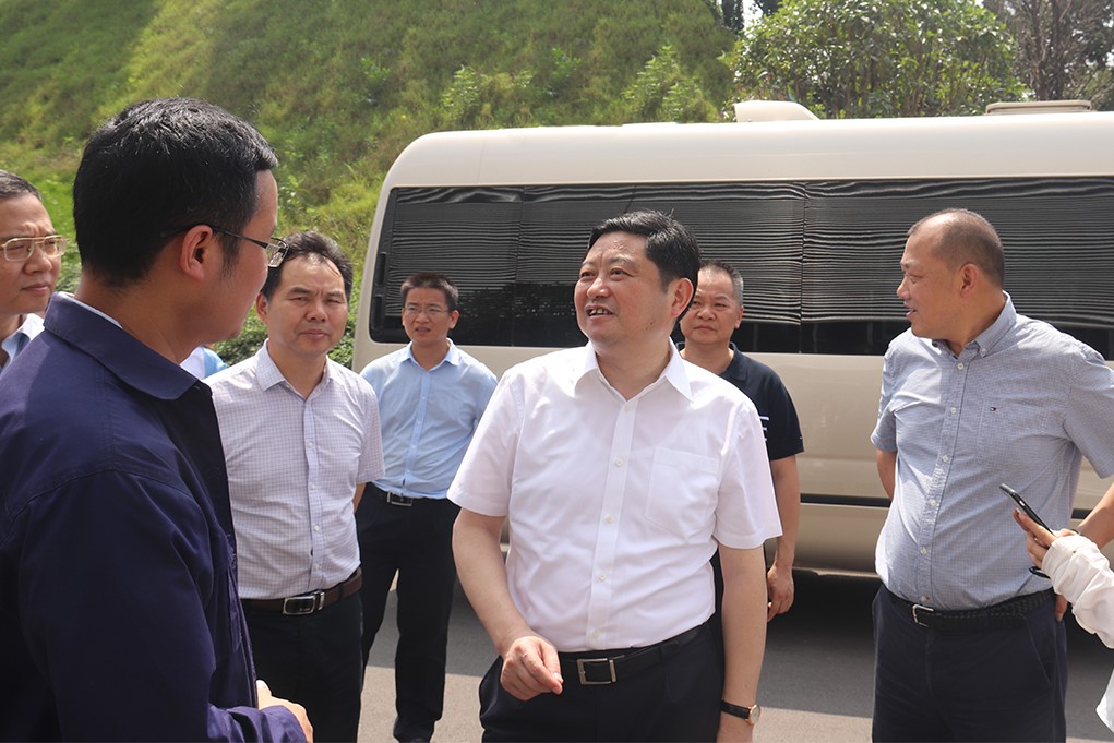 加快发展，抢占机遇丨夏建平一行调研taptap点点官网新材料中部产业基地