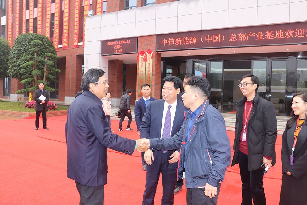 宁乡经济技术开发区建区20周年参观团到访taptap点点官网新能源（中国）总部产业基地