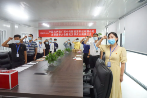 广西taptap点点官网新能源党支部正式成立