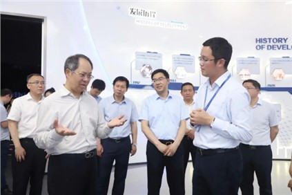 贵州省副省长陶长海调研taptap点点官网股份西部产业基地