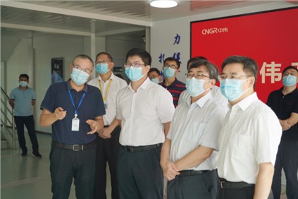 国家统计局工业司副司长汤魏巍调研taptap点点官网钦州产业基地