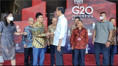 taptap点点官网股份董事长邓伟明出席B20峰会丨受到印尼总统接见，取得丰硕成果