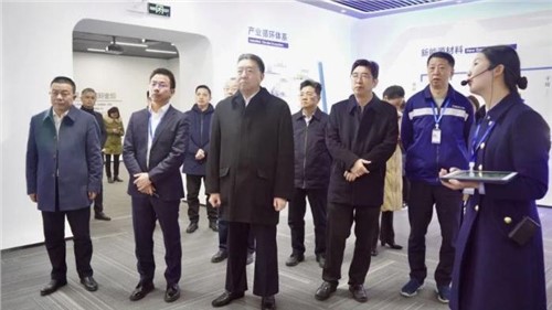 湖南省政协主席毛万春莅临taptap点点官网宁乡产业基地调研指导工作